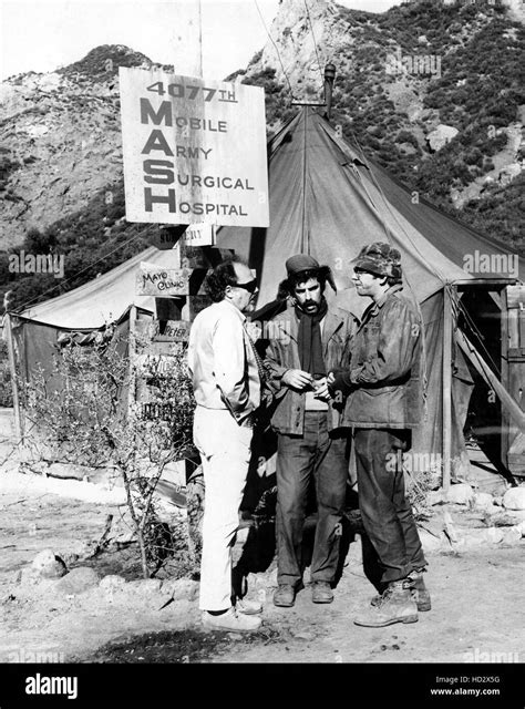 MASH, Director Robert Altman, Elliott Gould, Donald Sutherland on the ...