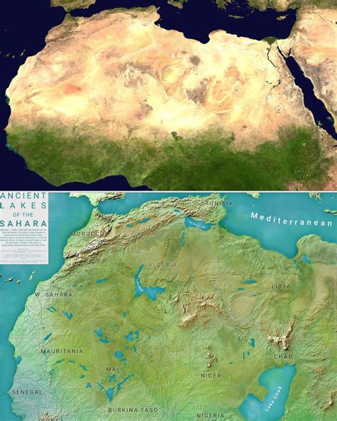 The Sahara Desert Today Vs 8,000 Years Ago - Brilliant Maps