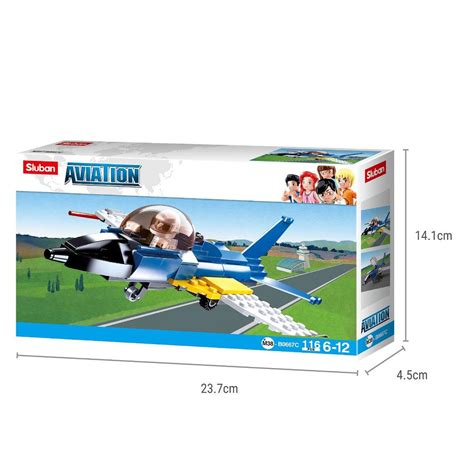 Buy Sluban Training Plane Building Blocks For Ages 6+ Online at Best ...