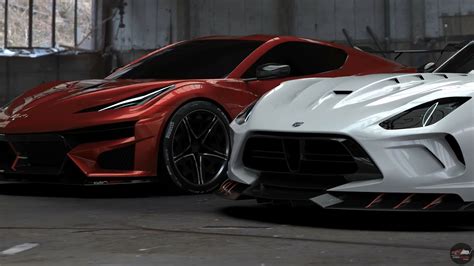 All-New 2026 Dodge Viper SRT Virtually Confronts Modded C8 Chevrolet Corvette ZR1 Supercar ...