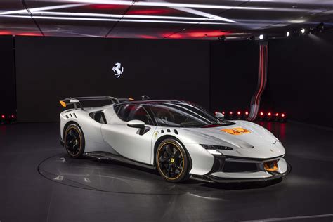 Silver Ferrari Sf90 Stradale