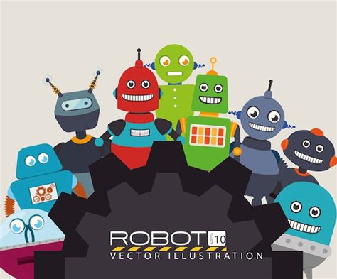 Image result for Robot Vector Design