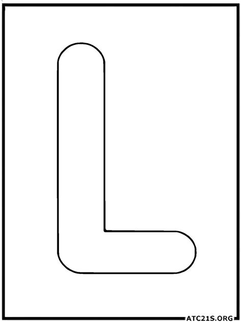 Letter L Coloring Pages
