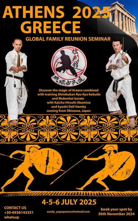 Athens 2025 - Family reunion Shimbukan ryu kyu kobudo and Mukenkai ...