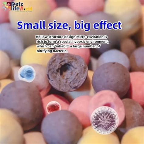 Petzlifeworld Filter Media Ceramic Nano Color Bio Ball with Free Mesh ...