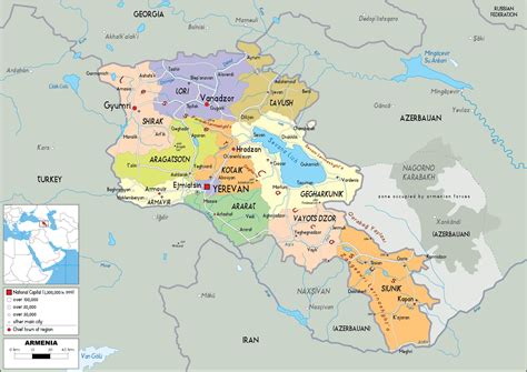 Yerevan Map Armenia: A Global People