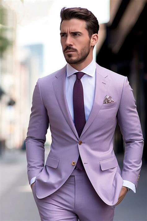 Find Your Perfect Fit Lavender Suits Collection for Men – SAINLY INDIA