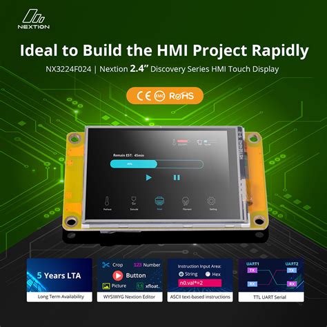 NX3224F024 – Nextion 2.4 inch Discovery Series HMI Touch Display | Robodo