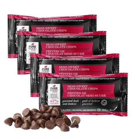 Dairy Free Vegan Chocolate Chips All Natural Certified Kosher Gluten ...