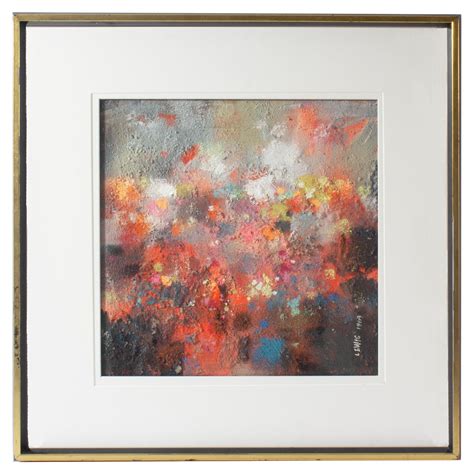 David Segel (American, 1921 - 2005) A signed abstract oil on board painting. For Sale at 1stDibs