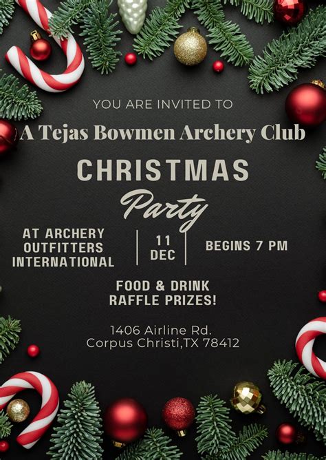 Tejas Bowmen Archery Club Christmas Party!, Archery Outfitters ...