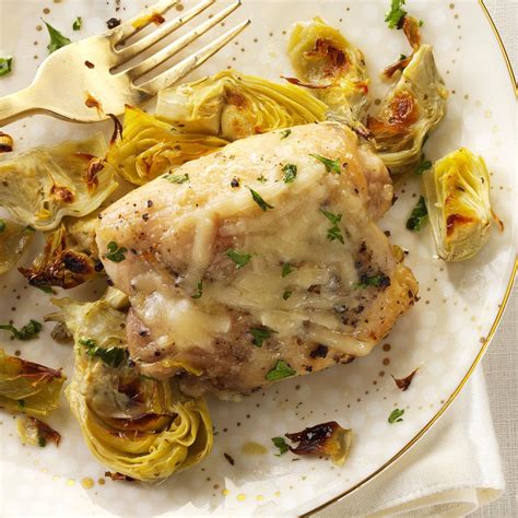 Broiled Chicken & Artichokes | Recipe Cart | Recipe Cart