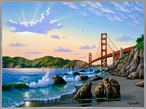 Frame USA Golden Gate Sunset, Ca 2 Framed Print 17"x22.75" by Eduardo ...