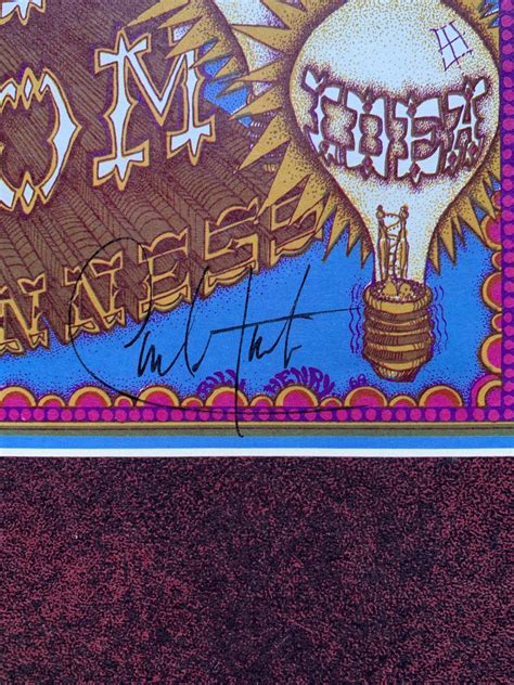 Santana Blues Band Concert Poster Bill Henry San Francisco 1968 FD #119 ...