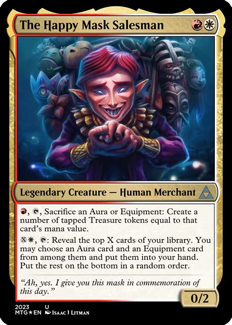 The Happy Mask Salesman : r/custommagic