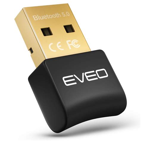 Buy EVEO Bluetooth Adapter for PC- Bluetooth USB Dongle 5.0 for Windows ...