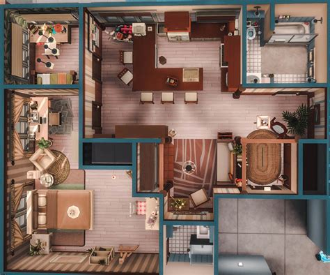 sims 4 17 culpepper house layout