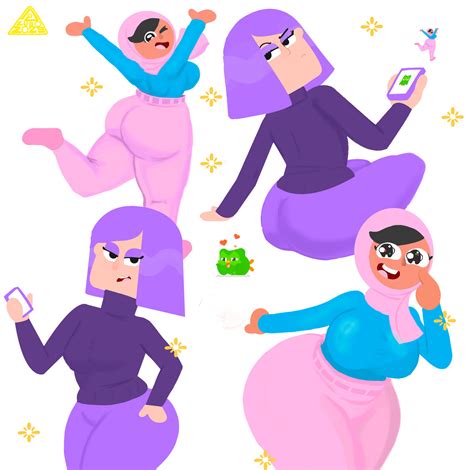 duolingo girls by lusoillustrations on DeviantArt