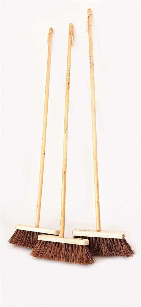 Palmera Palmyrah Fibre Hard Floor Broom, Pack of 3, Brown, 10 inch Size ...