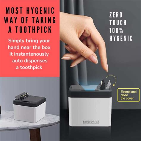 Automatic Toothpick Dispenser Box Smart Toothpick Holder – Smiledrive.in