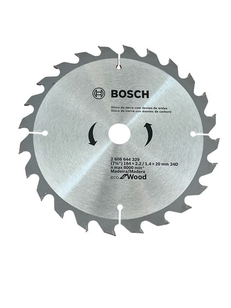 Disco 7 1/4″ de 24 Dientes Bosch para Madera 2608644611 | Servicio Makita