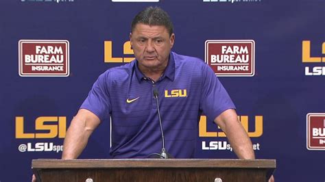 Orgeron says Texas locker room lacked cool air - ESPN Video