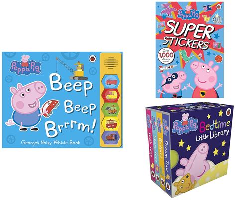 Peppa Pig: Beep Beep Brrrm!: Noisy Sound Book & Peppa Pig: Bedtime ...