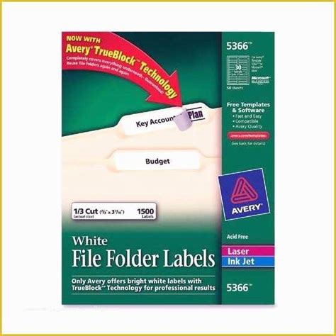 File Folder Labels Template 5366 at Isabella Embry blog