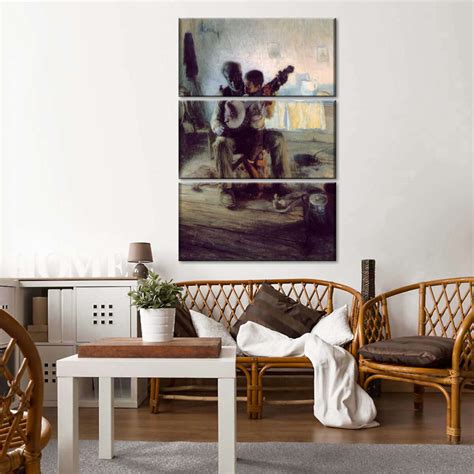 The Banjo Lesson Wall art by Henry Ossawa Tanner | Elephant Stock