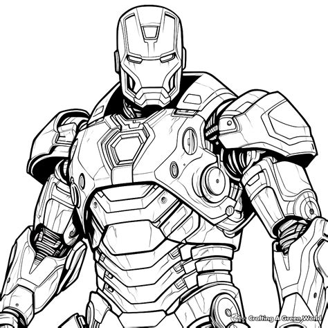 Coloring Pages Of Iron Man