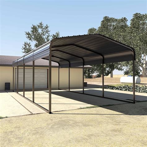 Amazon.com: MUPATER 12 x 20 FT Metal Carport Kit, Outdoor Heavy Duty ...
