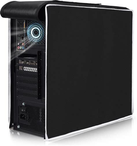 PC Computer CPU Host Dust Cover, Waterproof Desktop Mid-Tower Case ...