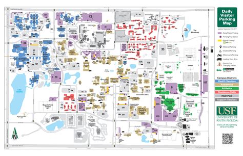 University Of South Florida Campus Map | Maps Of Florida