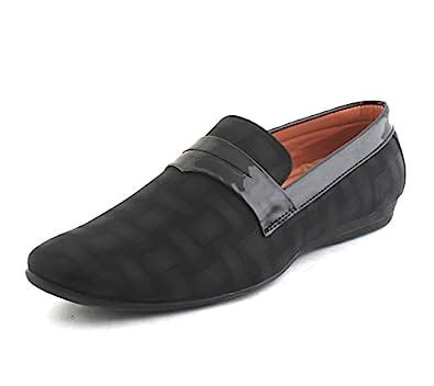 Buy REDFOOT AORFEO Black Loafer Shoes for MenCasual Men Loafers No Lace ...