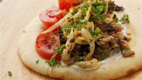 Homemade Chicken Shawarma with Khuboos Bread - PotsandPans India