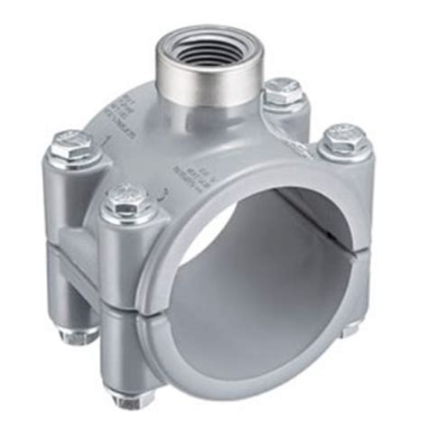 BIM objects - Free download! SCH80 CPVC/PVC Clamp-On Saddle x (SR ...