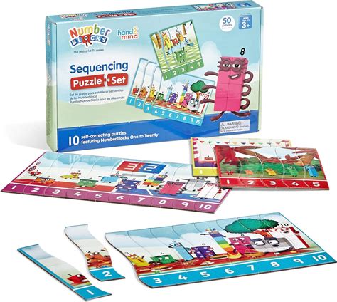 hand2mind Numberblocks Sequencing Puzzle Set - Fun India | Ubuy