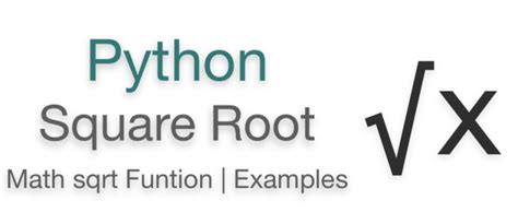 Image result for How to Find Square Root in Python Using Numpy