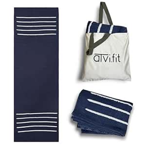 Atvi.fit Pure cotton anti-skid, machine wash yoga mat. 73inches x ...