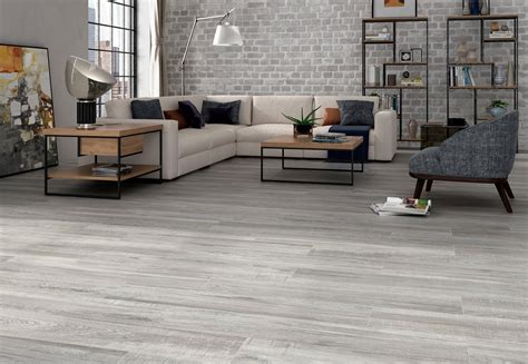 Cleveland Gris Wood Plank Porcelain Tile - Gray Tile | Wood effect ...