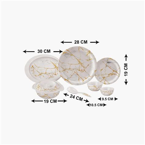Buy SERVEWELL Printed 31-Pc. Dinner Set from Servewell at just INR 5309.0