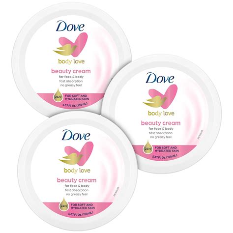 Dovebody Love Beauty Cream Lightweight Fast Absorbing Face And Body ...