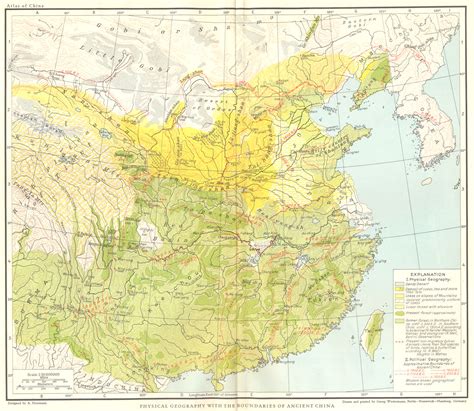 Detailed Map Of Ancient China Famous Sites
