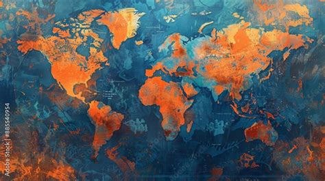 Abstract World Map 的图像结果