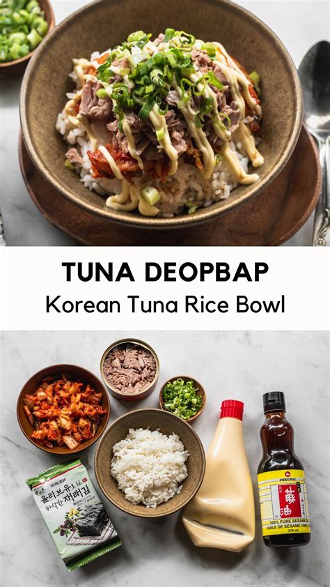 Korean Tuna Rice Bowl (Chamchi Deopbap) Recipe