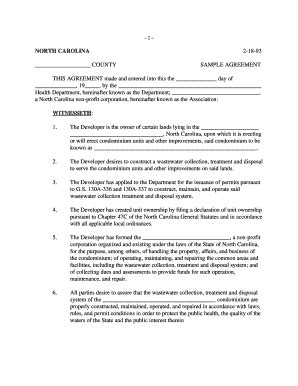 Fillable Online THIS AGREEMENT made and entered into this the day of ...