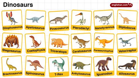 20 Dinosaur Names for Kids: Easy to Learn