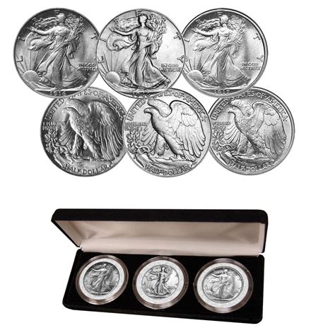 Walking Liberty Half Dollar Mint Mark Collection