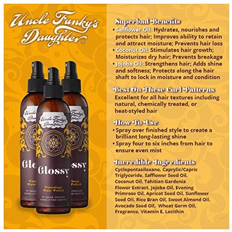 Uncle Funky's Daughter Glossy Finishing Hair Polish (6 oz)