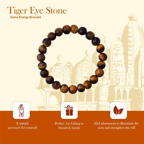 Giri - Tiger Eye Bracelet | Beads Bracelet | Tiger Stone Bracelet